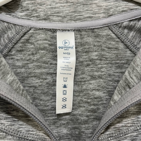 Girls Clothes 90 DEGREE by Reflex Athletic Jacket NEW without Tag Size 10 - Picture 11 of 11